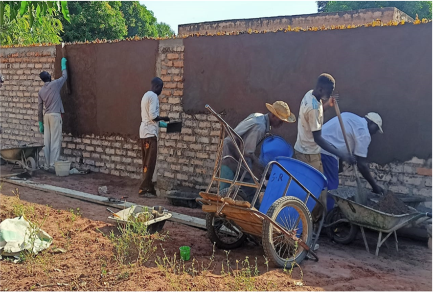 Construcción de infraestructura perimetral de la residencia de estudiantes «Santa Luisa de Marillac». Fase 1 en Bebalem, Chad
